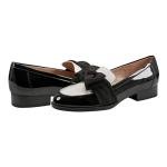 Bandolino Women's Lindio Loafer, Black/Cream Patent 004, 8