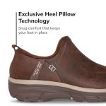 Skechers Women's Easy Going-Modern Hour-Hands Free Slip-Ins Ankle Boot, Chocolate, 9