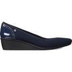 AK Anne Klein Sport Women's Wisher Fabric Wedge Pump, Navy, 7.5 M US