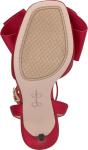 Jessica Simpson Olivine Bow Heeled Sandal, Red Muse, 8