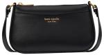 kate spade new york Bleecker Saffiano Leather Small Crossbody Bag, Black