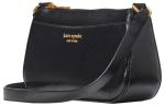 kate spade new york Bleecker Saffiano Leather Small Crossbody Bag, Black