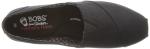Skechers womens Bobs Plush - Peace & Love ballet flats, Black, 7.5 US