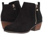 Dr. Scholl's Shoes womens Brianna Ankle Boot, Black Microfiber, 10 US