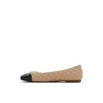 ALDO Women's Leanne Ballet Flat, Beige, 7.5
