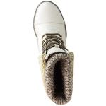 CLIFFS BY WHITE MOUNTAIN Women's Duena Hiking Style Boot, Winter White/Burn/Fab/Fleece, 9 M