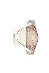 Calvin Klein Becky Demi Shoulder Bag, Almond/Taupe/White, One Size