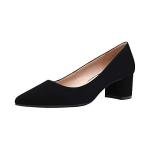 DREAM PAIRS Women’s Chunky Low Block Heels Closed Toe Dress Pumps Shoes,Size 9,Black/Nubuck/Pu,DPU212