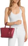 Michael Kors Women's Taryn Small Convertible Crossbody Bag, Gold-Tone Hardware/Deep Red