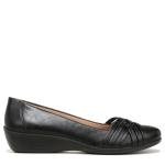 LifeStride Women's Incredible Ballet Flat Black Synthetic 11 W