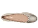 Cole Haan Women's Georgie Ballet Flats, Soft Gold Leather, 8.5-B US