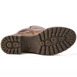 GLOBALWIN Women's Knee High Boots Camel Chunky Low Heel Fashion Riding Tall Boots For Women With Side Zipper Size 8.5M