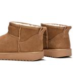 Project Cloud 100% Genuine Leather Ankle Boots for Women - Water Resistant with Memory Foam Insole Winter Boots for Women - Trending Shoes & Comfortable Women's Ankle Boots (Hippy_W, CHSTNUT,7.5)