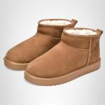 Project Cloud 100% Genuine Leather Ankle Boots for Women - Water Resistant with Memory Foam Insole Winter Boots for Women - Trending Shoes & Comfortable Women's Ankle Boots (Hippy_W, CHSTNUT,7.5)