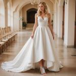 Gufobela Heels for Women Chunky Rhinestone Block Heeled Sandals Sparkly Open Toe Formal Dressy Shoes Wedding Prom Homecoming Hoco (1122 Silver 7)