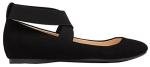 Jessica Simpson womens Mandalaye Ballet Flat, Black, 8 US
