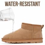 Project Cloud 100% Genuine Leather Ankle Boots for Women – Water Resistant Womens Boots with Memory Foam Insole – Comfortable Fall Shoes for Women 2025 (Hikey, CHSTNUTSDE, 7)