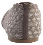 Skechers womens Cleo - Honeycomb Ballet Flat, Dark Taupe, 8.5 US