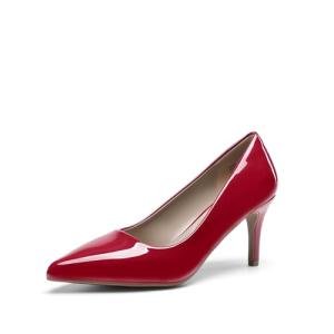 DREAM PAIRS Women's Red High Stiletto Dress Pumps