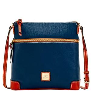 Dooney & Bourke Midnight Blue Leather Crossbody Bag