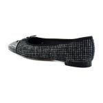 Sam Edelman Women's Marley Ballet Flat Black Boucle Multi 10.5 Medium