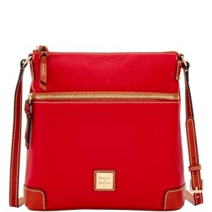 Dooney & Bourke Red Pebble Grain Crossbody Bag
