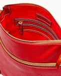 Dooney & Bourke Red Pebble Grain Crossbody Bag