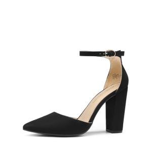 Dream Pairs Women's Coco Black Pointed Heels