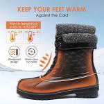 Mid Calf Waterproof Winter Snow Boots for Women