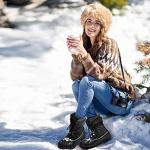Mid Calf Waterproof Winter Snow Boots for Women