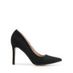 Black Suede High Heel Pumps for Women