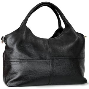 KOGTLA Women's Vegan Leather Tote & Crossbody Bag