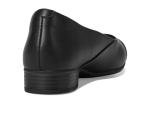 Clarks Collection Women's Juliet Rise Ballet Flat, Black Leather, 8.5 M US