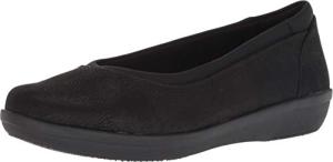 Clarks Women's Black Ayla Low Ballet Flats