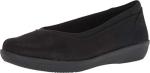 Clarks Women's Black Ayla Low Ballet Flats
