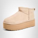 UGG Women's Classic Ultra Mini Platform Fashion Boot, Sand, 6