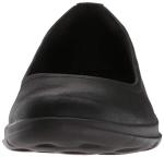Skechers Womens Go Walk Lite-15395 Ballet Flat, Black/Black, 10 US