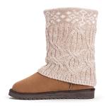 MUK LUKS Women's Cheryl Fashion Boots, Tan, 10