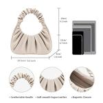 JW PEI Women's Gabbi Ruched Hobo Handbag - Beige