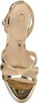 Jessica Simpson Sippete T-Strap Platform Sandal, Gold, 8