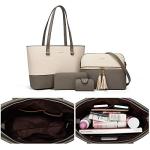 Women Fashion Handbags Wallet Tote Bag Shoulder Bag Top Handle Satchel Purse Set 4pcs