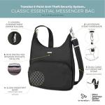 Travelon Anti-Theft Classic Essential Messenger Bag
