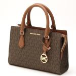 Michael Kors Sheila Small Brown Satchel Bag