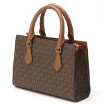 Michael Kors Sheila Small Brown Satchel Bag