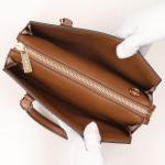 Michael Kors Sheila Small Brown Satchel Bag