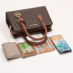 Michael Kors Sheila Small Brown Satchel Bag