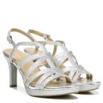Naturalizer Women's Silver Glitter Baylor Sandals
