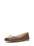Michael Kors Women's Milan Flex Ballet Flat, Brown, 8