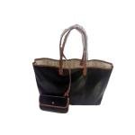 SENHORAS Women's Tote Bag Designer Bags Large Tote Bag Carry All Bag Top Handle Hobo Handbag (Large,Black brown-)