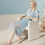 Womens Mules Buckle Flats: Classic Suede Slip On Shoes Dressy Closed Toe Backless Slides Loafers 2025 Apricot